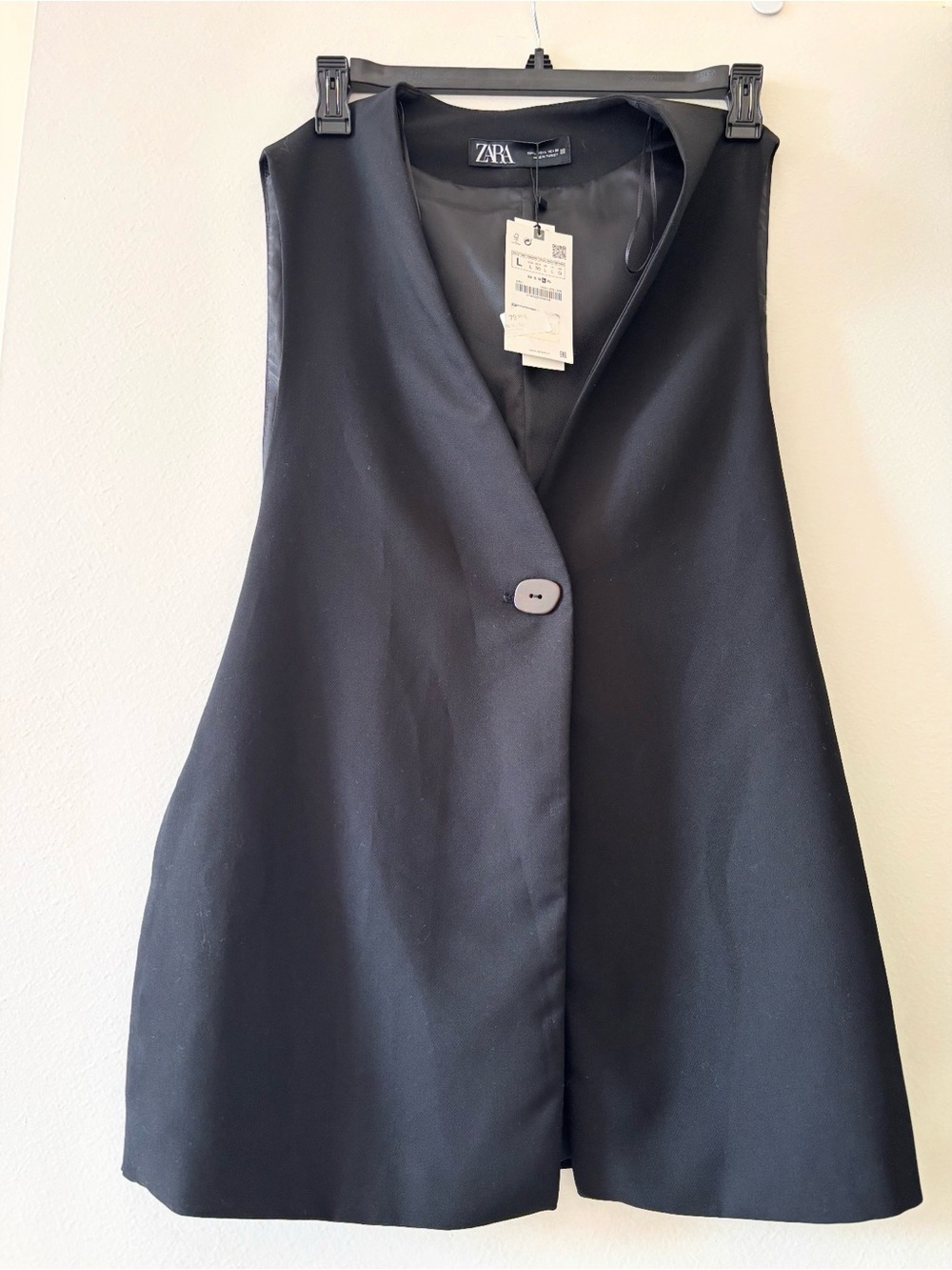 Zara Black Men’s Bag with White Tags